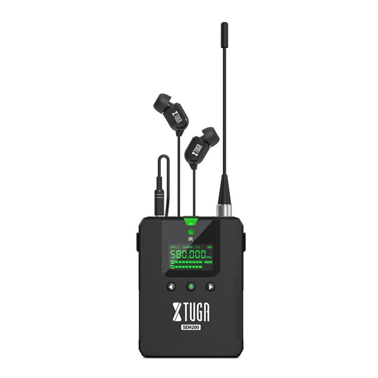 XTUGA SEM200 Wireless Stereo Stage Performance Professional In-ear Monitor System, One BodyPack, 2 BodyPacks + Transmitter, 4 BodyPacks + Transmitter XTUGA SEM200 Wireless Stereo Stage Performance Professional In-ear Monitor System, One BodyPack, 2 BodyPacks + Transmitter, 4 BodyPacks + Transmitter